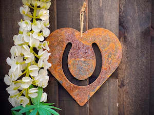 dog: Horse Shoe Hanging Piece