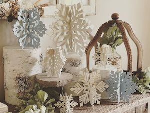acrylic: Christmas 3D Snowflakes