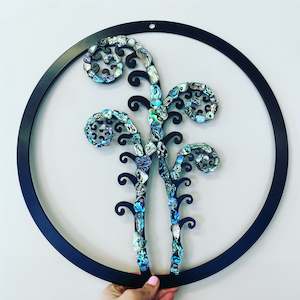 Paua Collection: Paua Circular Ferns