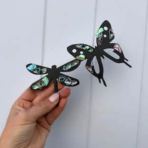 Paua Butterfly Dragonfly Piece