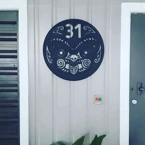 Custom Signs Address House Numbers: Acrylic 10c Coin Number