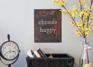 Sayings Slogans: Choose Happy