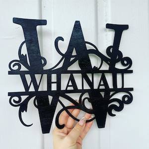 Personlised Letter Or Number Monograms: Wooden Personalised Letter Monogram