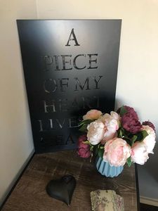 Sayings Slogans: A Piece Of My Heart Lives In Heaven