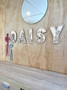 Home Decor: Wildflowers Letters (A-I)