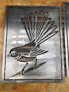 Outdoor Industrial Design Braziers: Fantail Panel