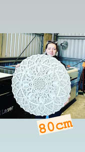 Boxing 2024: 80cm Natural Layered Mandala
