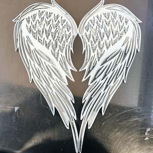 Wood Collection: 3D Angel Wings