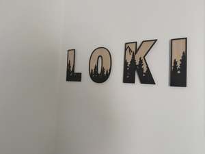 Nursery Decor: Mountains & Forest Letters (J-Z)