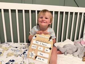 Nursery Decor: First / Last Day Board