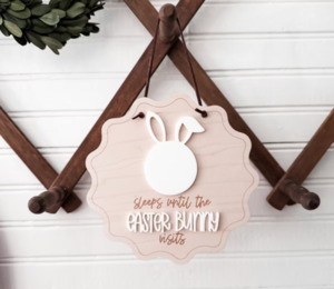Kids Room: Reusable Easter Bunny Countdown Board