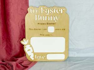 Kids Room: To The Easter Bunny Board