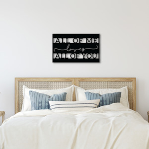 Acrylic Art: Acrylic All Of Me Loves All Of You