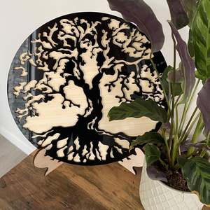 Wood Collection: Birch / Acrylic Tree Of Life