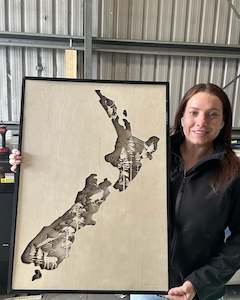 Autumn Wood Collection: 3D Hunting & Fishing New Zealand Map