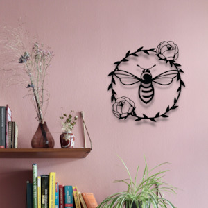 Home Decor 1: Bumblebee Metal Wall Art