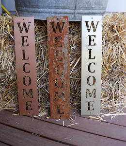 Best Sellers: Welcome Vertical Sign