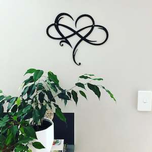 Celebrations Love Metal Wall Art: XL Infinity Heart