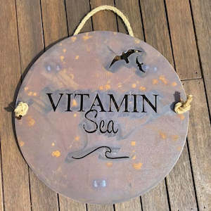 Monograms Signage: Vitamin Sea