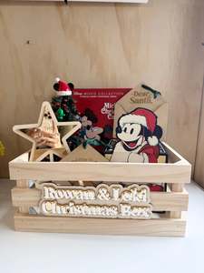 Christmas Collection: Triple Layered Custom Christmas Box Sign