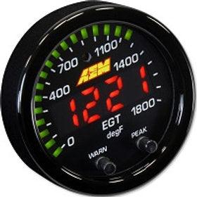 AEM X-Series Digital Exhaust Gas Gauge, 0~1800F / 0~1000C