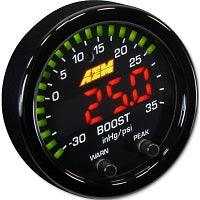 Aem: AEM X-Series Boost Pressure Gauge, -30~35psi / -1~2.5Ba