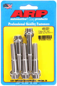 Arp: ARP Water Pump Bolt Kit, 12-Point Head S/S (SB/BB Chev With Long Water Pump) AR430-3201