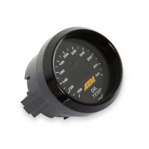 Aem Classic Digital Gauge: AEM Digital Transmission Temp Gauge, 100-300F, Includes BLK/White Display