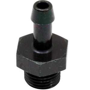 AEM Adjustable Fuel Pressure Regulator Barb Fitting (-6 (9/16 in.-18) to 7mm)