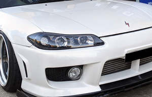 COPLUS Dual LED Projector Head lights LED Indicators for 99-02 Nissan S15 200sx Silvia