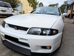 Exterior Lights: JDM Black OE Projector Headlights for Nissan Skyline R33 GTR GTS25 GTS Series 1&3 head lights
