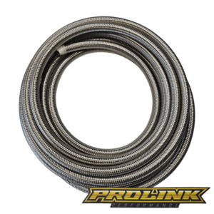 Fittings: PROLINK Traditional Stainless Braided Hose - Suit Taper 100 and 150 Series / Cutter 550 Series Hose Ends