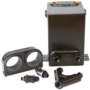Aeroflow Dual EFI Pump Surge Tank Kit Black AF77-2044BLK