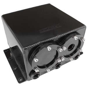 Aeroflow Dual EFI Pump Under-Car Surge Tank AF77-4244BLK