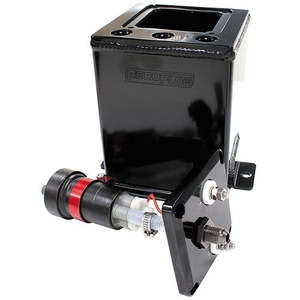 Aeroflow Single 40mm Pump Surge Tank - Black AF77-4055BLK