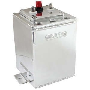 Aeroflow Single 40mm Pump Surge Tank - Polished AF77-4055