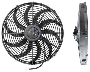 Aeroflow 16" Electric Thermo Fan 2000 CFM, Curved Blades, Reversible AF49-1003