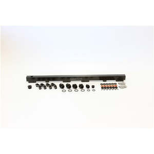 Aeroflow Nissan RB30 Billet EFI Fuel Rail - Black - AF64-2012BLK