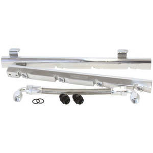 Aeroflow Holden 304-355 V8 Billet EFI Fuel Rails - Polished - AF64-2008P