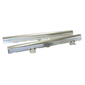 Aeroflow Fuel Rails: Aeroflow GM LS1 Billet EFI Fuel Rails - Silver AF64-2005S