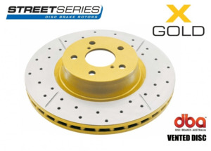 Toyota Landcruiser 80 Series 286mm Front Brake Rotor - DBA Street Crossed Drille&hellip;