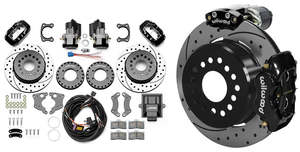 Brake Rotors: Wilwood Electric Park Brake Kit with 11" Rotors & Dust Boot Calipers WB140-15842-D-DS