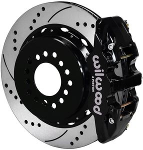 Brake Rotors: Wilwood AERO4 Big Brake Rear Kit - 4-Piston 14" WB140-10947-D