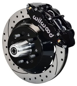 Brake Rotors: Wilwood FNSL6R Front Brake Kit, 13" Drilled Discs WB140-10219-D
