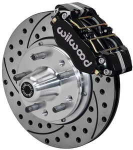 Wilwood Forged Dynalite Dust-Boot Front Brake Kit - 4-Piston 11" WB140-13345-D