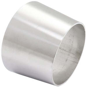 Aeroflow: 2-1/2" to 3"304 Stainless Steel Transition Cone 63mm up to 75mm, 2" Overall Length
