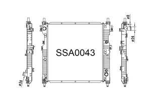 Fenix Radiators: Ssangyong Actyon Sports 2.0L Diesel 2012-2018