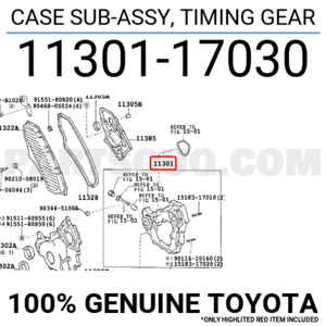 Genuine Toyota: Genuine Toyota LAND CRUISER 1HDFT 1HZ Oil Pump 11301-17030 OEM
