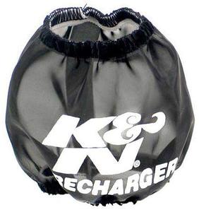 K And N: K&N Black Round Tapered Precharger Filter Wrap (KN22-8028PK)