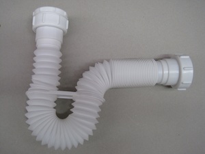 WASTE TRAP FLEXIBLE 600mm